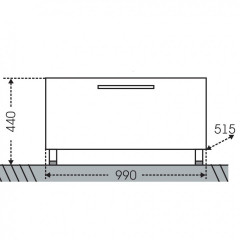 Тумба СанТа Калипсо 100