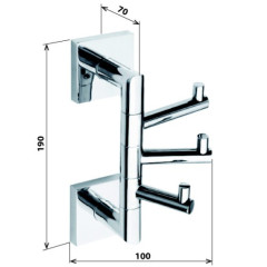 Крючки для полотенец Bemeta Beta 132206072