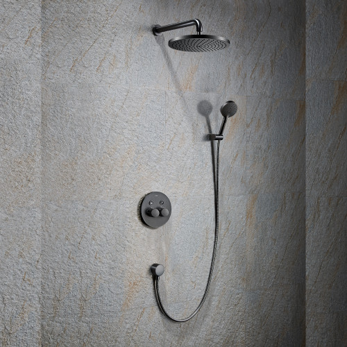 Комплект встроенного смесителя Black&White U7566GM