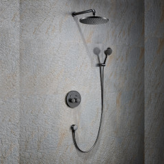 Комплект встроенного смесителя Black&amp;White U7566GM