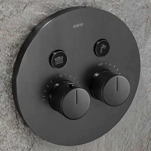 Комплект встроенного смесителя Black&White U7566GM