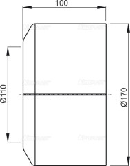 Обрамление для унитаза Alcadrain 110 (A980)