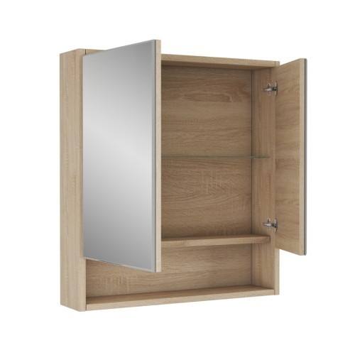 Зеркальный шкаф OWL 1975 Eland 65, дуб сонома