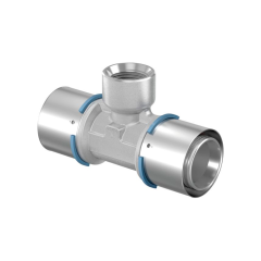 Тройник Uponor S-Press RP 40-3/4&quot;ВР-40 с внутренней резьбой, латунный