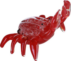Casablanca, стеклянная скульптура &quot;Краб&quot;, цвет красный