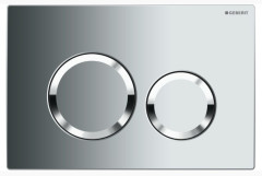 Кнопка смыва Geberit Delta 24.6х2.3х16.4 для инсталляции, пластик, цвет Хром глянцевый (115.127.21.1)