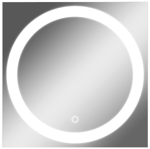 Зеркало Гавана 700х700 с подсветкой Домино