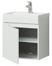 Тумба Итана Alexa 50 493х343х570 подвесная с раковиной Clarissa 50 левый Белый глянец (CS00080610)