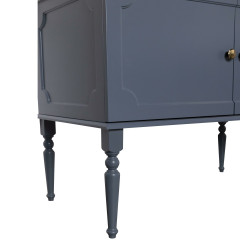 Зеркало Atoll Ренессанс (прямоугольник) серый индиго