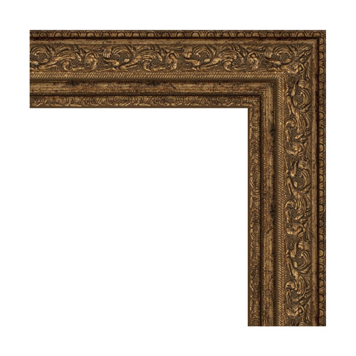 Зеркало настенное EVOFORM в багетной раме виньетка состаренная бронза, 74х154 см, BY 3329