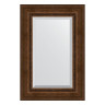 Зеркало настенное с фацетом EVOFORM в багетной раме состаренная бронза с орнаментом, 62х92 см, BY 3429