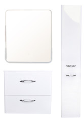 Тумба подвесная Style Line Каре 70 (2 ящ.) Люкс белая, PLUS