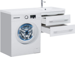 Тумба с раковиной Aquanet Нота 120 R белый