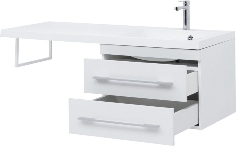 Тумба с раковиной Aquanet Нота 120 R белый