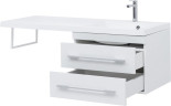 Тумба с раковиной Aquanet Нота 120 R белый