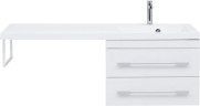 Тумба с раковиной Aquanet Нота 120 R белый