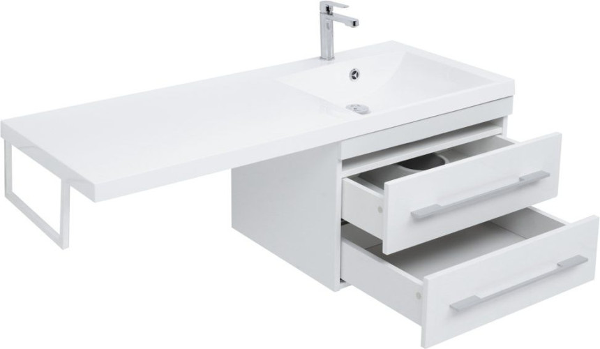 Тумба с раковиной Aquanet Нота 120 R белый