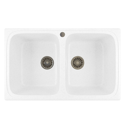 Мойка из искусственного мрамора MIXLINE ML-GM23 49,5x77,5 (532404)