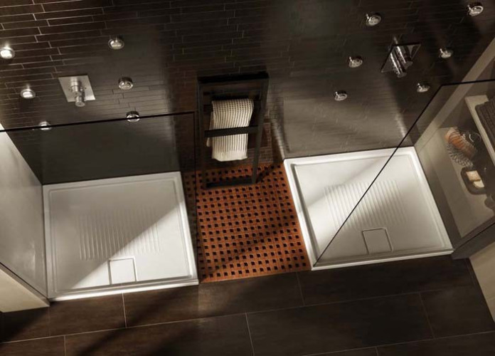 Керамический поддон для душа Hatria Leaf 80x80