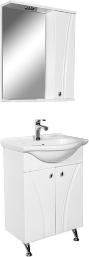 Зеркальный шкаф Orange Лотос 60 с подсветкой