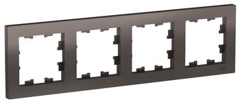 4-постовая РАМКА, универсальная, МОККО Schneider Electric ATLASDESIGN ATN000604