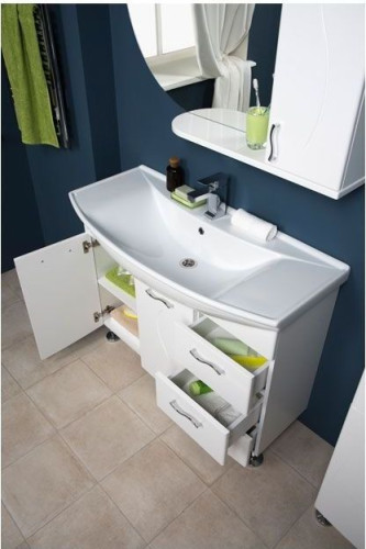 Тумба под раковину Aquanet Моника 105 белый