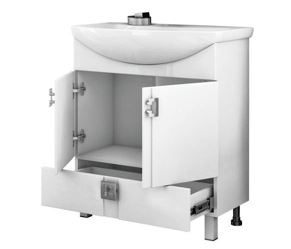 Тумба под раковину Элеганс-65 MIXLINE Квадро 1-65 (533271)