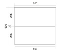 Тумба под раковину Classic-60 MIXLINE Аврора-60 белый (544262)