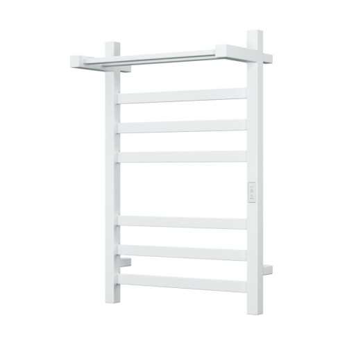 Полотенцесушитель электрический с полочкой (лесенка) Bauedge Hotel Shelf DB-0004, 50x80 см