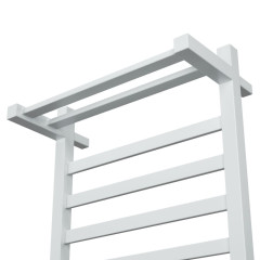 Полотенцесушитель электрический с полочкой (лесенка) Bauedge Hotel Shelf DB-0004, 50x80 см