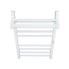 Полотенцесушитель электрический с полочкой (лесенка) Bauedge Hotel Shelf DB-0004, 50x80 см