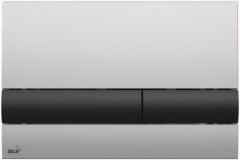 Кнопка смыва alcadrain 24.7х1.9х16.5 для инсталляции, пластик, цвет Хром матовый (M1712-8)