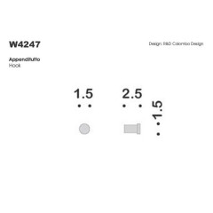 Крючок Colombo Design Time W4247.000
