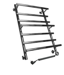 Полотенцесушитель электрический Двин Q Primo Electro форма лесенка 80х50 ТЭН справа цвет Хром (4627085905905)