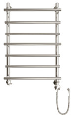 Полотенцесушитель электрический Двин Q Primo Electro форма лесенка 80х50 ТЭН справа цвет Хром (4627085905905)