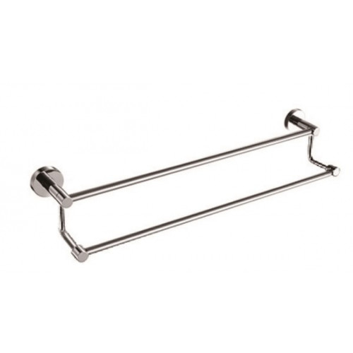 Держатель полотенца(прямой) 2-х уровневая KAISER хром (латунь) (KH-2008)