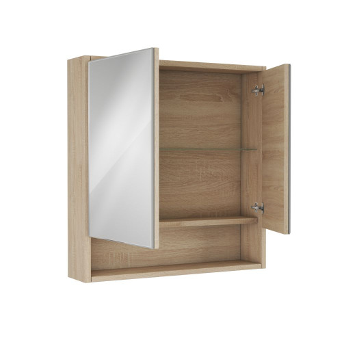 Зеркальный шкаф OWL 1975 Eland 75, дуб сонома