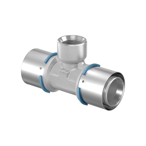 Тройник Uponor S-Press RP 50-1"ВР-50 с внутренней резьбой, латунный