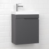 Тумба Итана Alexa 45 455х250х570 подвесная с раковиной Фостер 45 левый Графит (CS00080609)