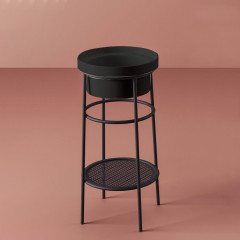 Консоль Artceram Fuori scala для круглой раковины 400 мм матовый черный