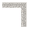 Зеркало настенное EVOFORM в багетной раме волна алюминий, 71х71 см, BY 3230