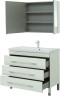 Комплект мебели для ванной Aquanet Верона 100 белый (напольный 3 ящика)