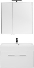 Мебель для ванной Aquanet Августа 90 белый (раковина Нота NEW)