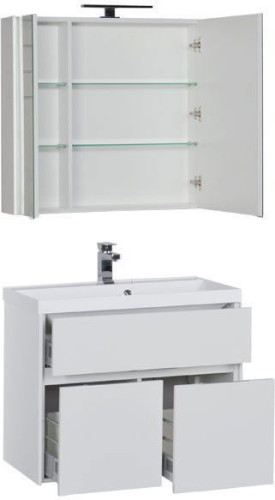 Мебель для ванной Aquanet Латина 80 белый