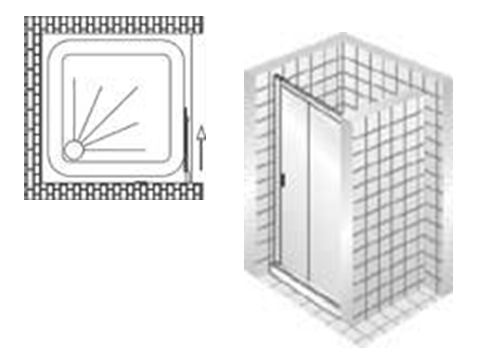 Дверь в душевой проем Vegas Zeus P 110