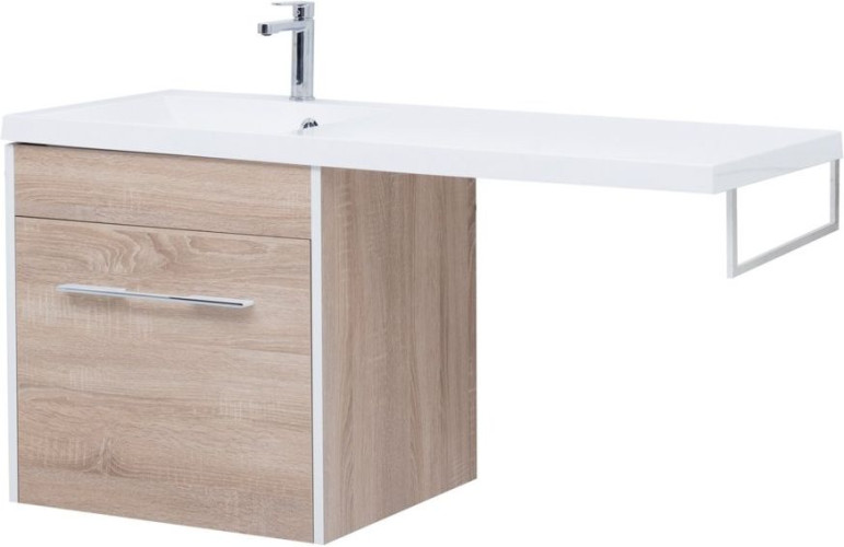 Тумба с раковиной Aquanet Августа 120 L дуб сонома