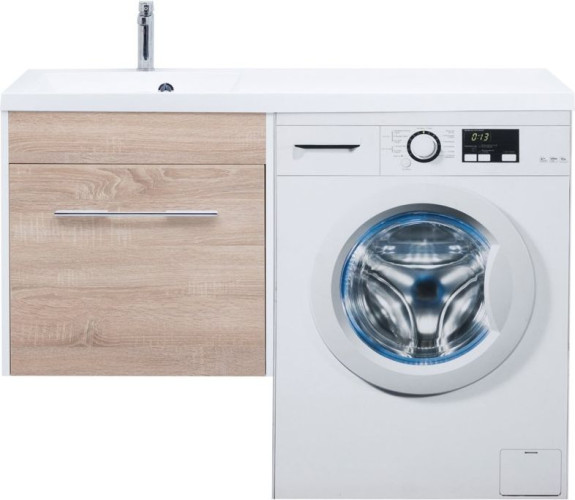 Тумба с раковиной Aquanet Августа 120 L дуб сонома