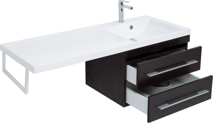 Тумба с раковиной Aquanet Нота 120 R венге