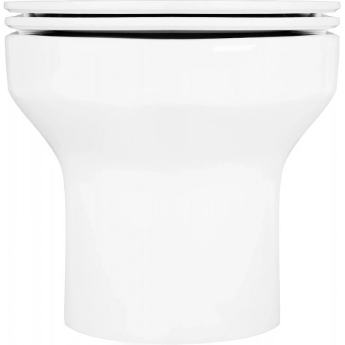 Унитаз подвесной Jacob Delafon Elite Rimless безободковый в комплекте с тонким сиденьем, креплениями, белый (EDX114RU-00)