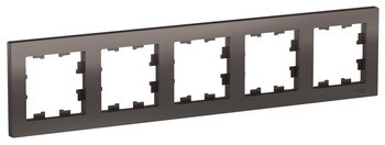 5-постовая РАМКА, универсальная, МОККО Schneider Electric ATLASDESIGN ATN000605